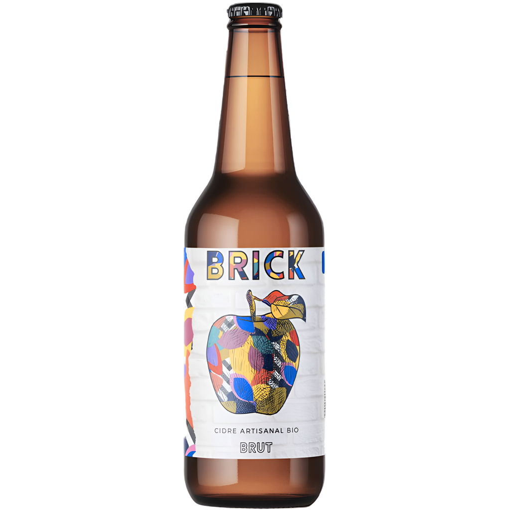 Brick Artisanal Craft Cider - Organic Brut IGP Normandy 4.5% ABV X 12 X 330ml