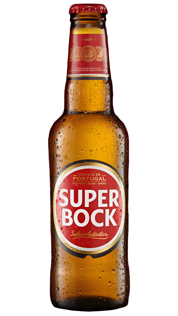 Super Bock Beer - BOTTLE Lager 5% ABV X 24 X 330ml