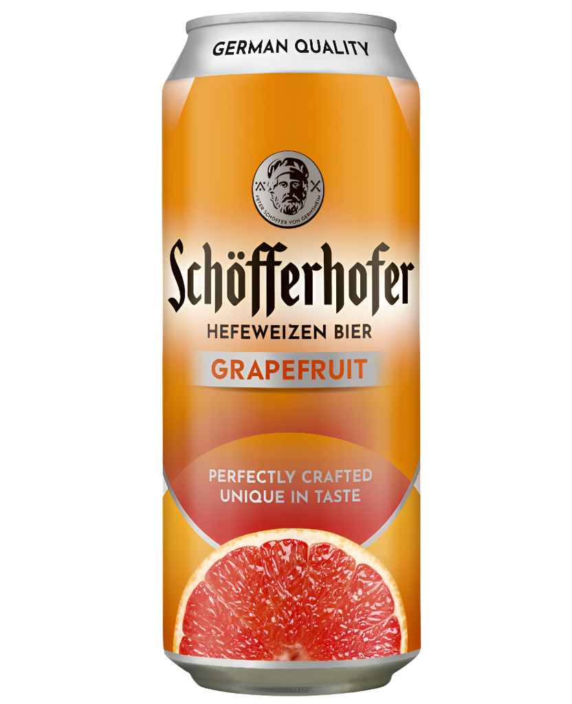 Schofferhofer Hefeweizen Beer - CAN Grapefruit 3% ABV X 24 X 500ml