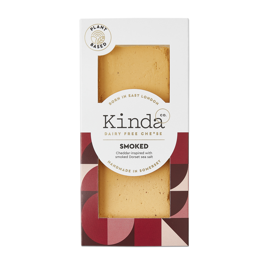 [10% OFF] Kinda Co Dairy Free Cheese - Smoked 120g