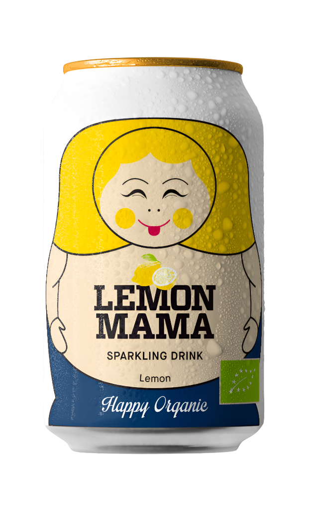 Drink Mamas Organic Soft Drink - Sparkling Lemon X 12 X 330ml