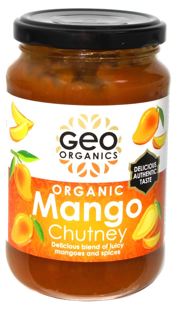 [15% OFF] Geo Organics Vegan Chutney - JAR Mango X 6 X 370g