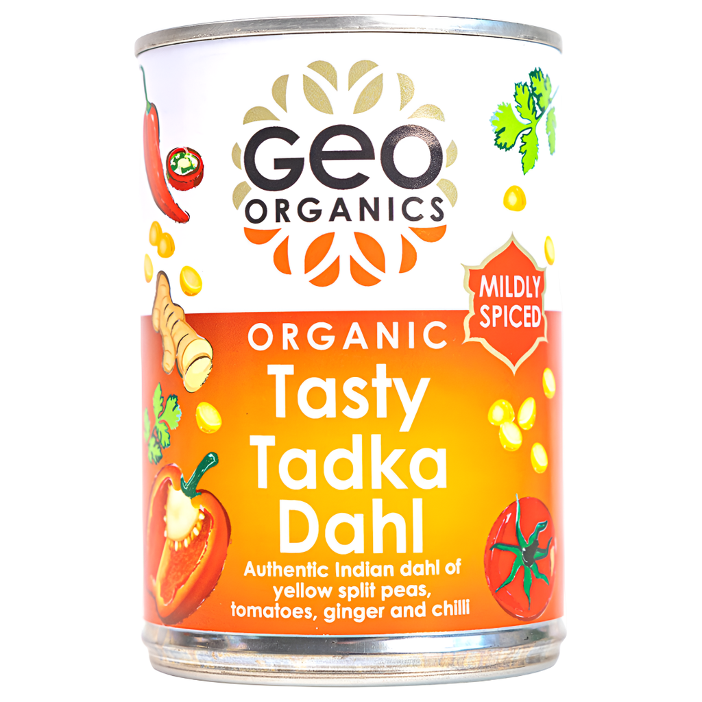 Geo Organics Vegan Ready Meals - Tasty Tadka Dahl X 6 X 400g