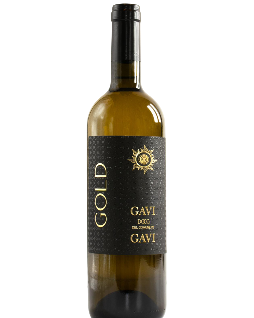 Gold Gavi White Wine - DOCG Del Comune Di Gavi Cortese 2023 Piedmont 12.50% ABV X 6 X 750ml