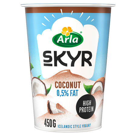 Arla SKYR Yoghurt - SMALL Coconut 0.5% Fat 450g