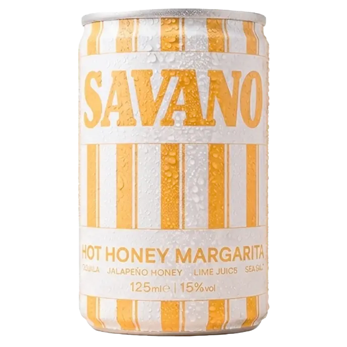 [10% OFF] Savano Cocktails - CAN Hot Honey Margarita 15% ABV X 12 X 125ml