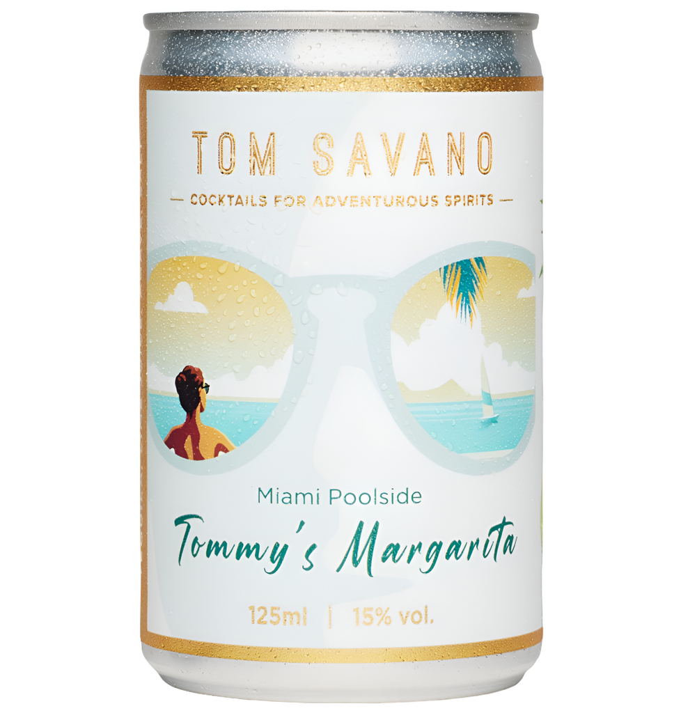 Tom Savano Cocktails - CAN Tommy’s Margarita 15% ABV X 12 X 125ml