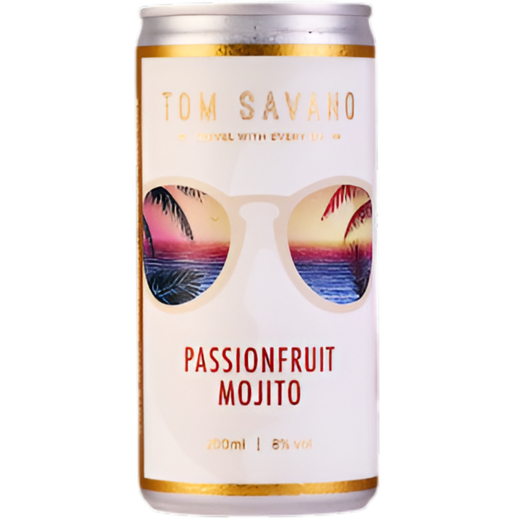 [10% OFF] Tom Savano Cocktails - CAN Passionfruit Mojito 8% ABV X 12 X 200ml