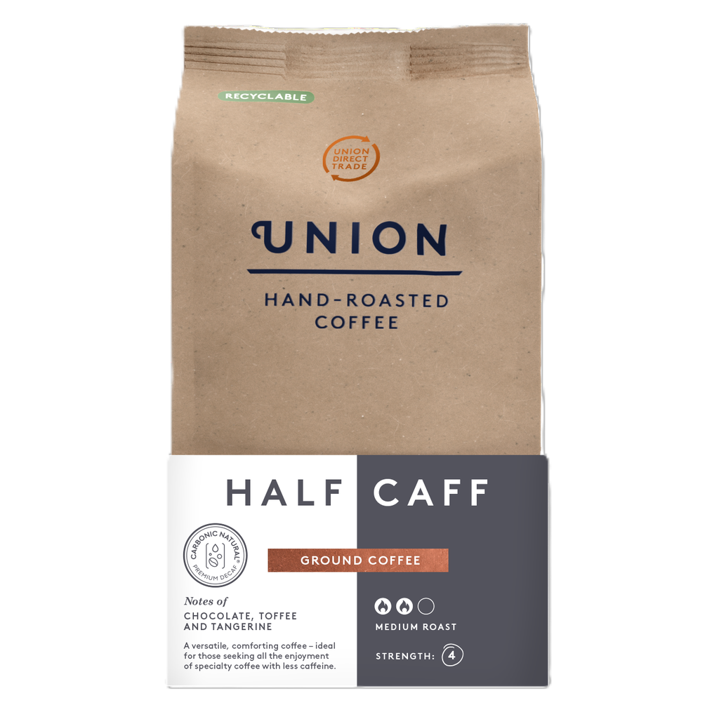 Union Coffee - GROUND Half Caff Blend X 6 X 200g