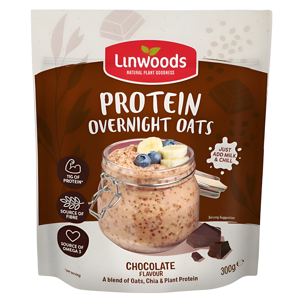 [10% OFF] Linwoods Overnight Oats - Chocolate Protein 300g