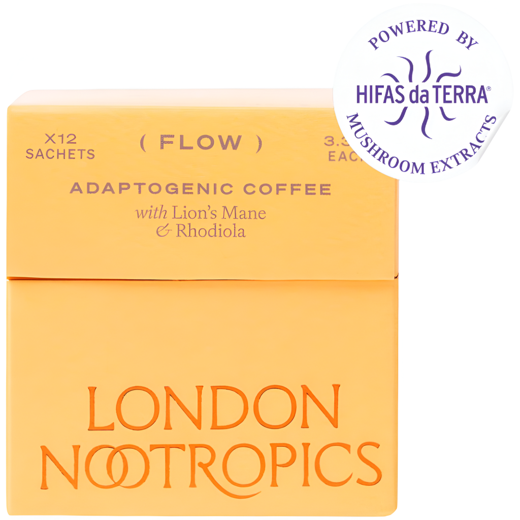 [15% OFF] London Nootropics Adaptogenic Instant Coffee - Flow (12x3.3g)