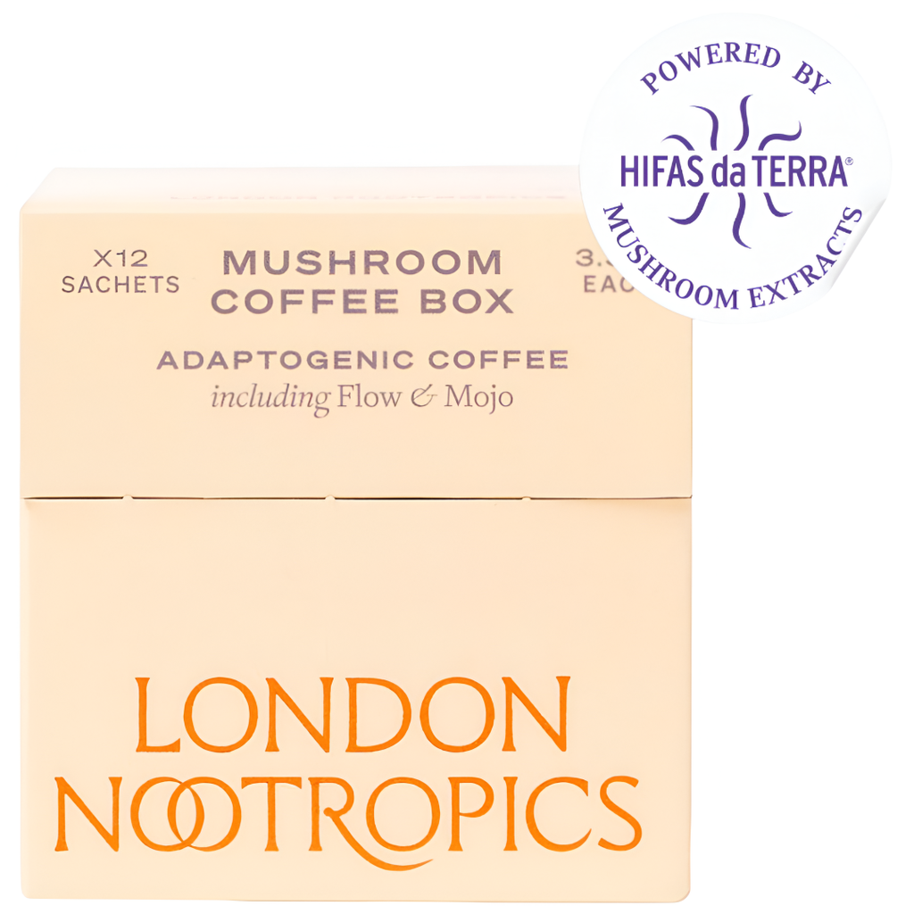[15% OFF] London Nootropics Adaptogenic Instant Coffee - Mushroom Box (12x3.3g)