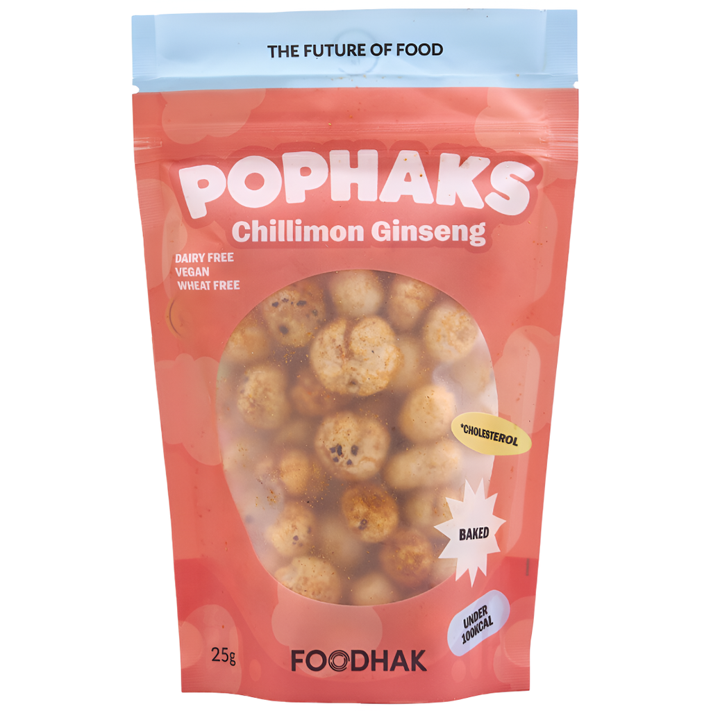 Foodhak Flavoured Foxnut - Chillimon Ginseng X 24 X 25g