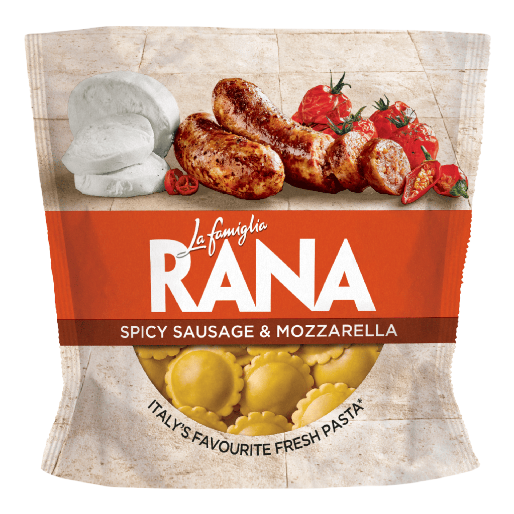 Rana Fresh Filled Pasta - Fiorelli Spicy Sausage & Mozzarella 250g