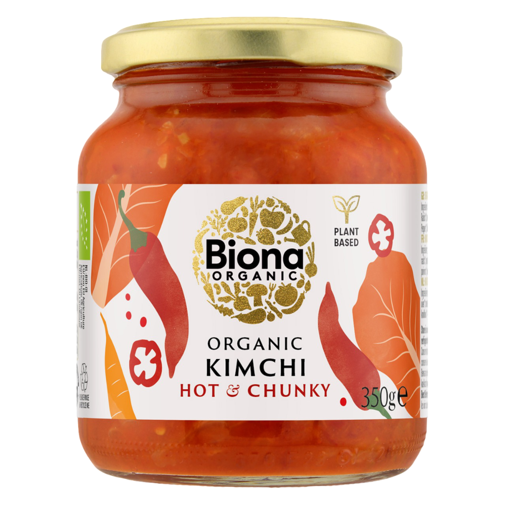 Biona Organic Kimchi - Hot and Chunky X 6 X 350g