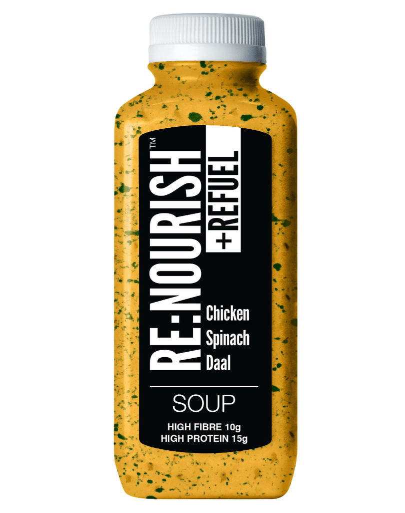 Re Nourish Fresh Soup - Refuel Chicken Spinach Daal 500g
