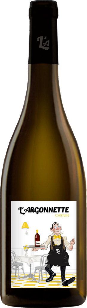 La Argonette Organic White Wine - Chenin Blanc France NV 12% ABV X 6 X 750ml