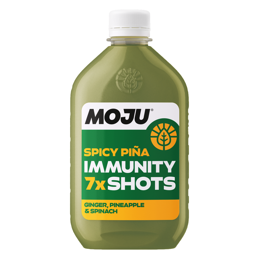MOJU Health Shots - LARGE Spicy Pina Immunity Bottle X 8 X 420ml