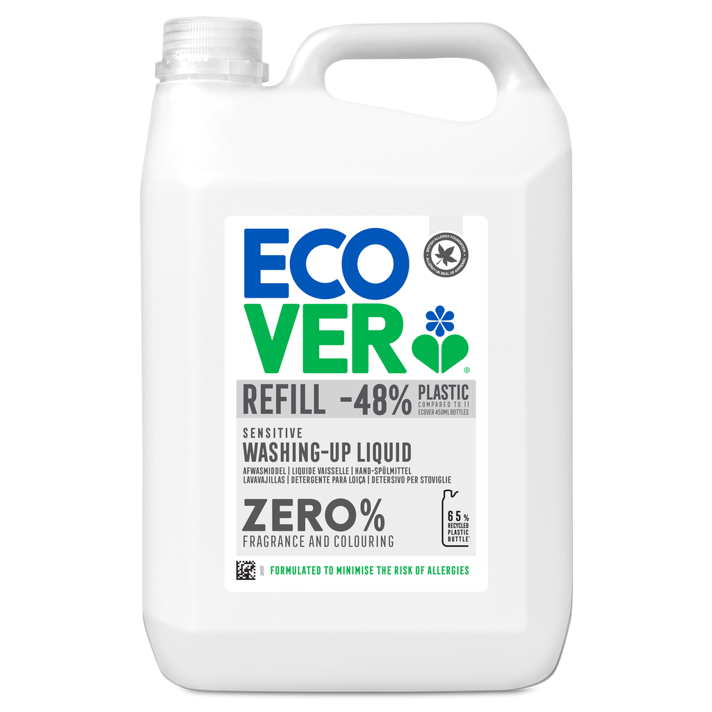 Ecover Dishwashing Liquid - Zero Fragrance 5L