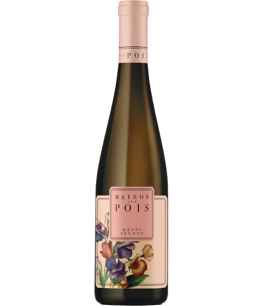 Maison Aux Pois White Wine - Late Harvest Furmint Harslevelu Mad/Tokaj 2024 11.5% ABV HUNGARY X 6 X 500ml