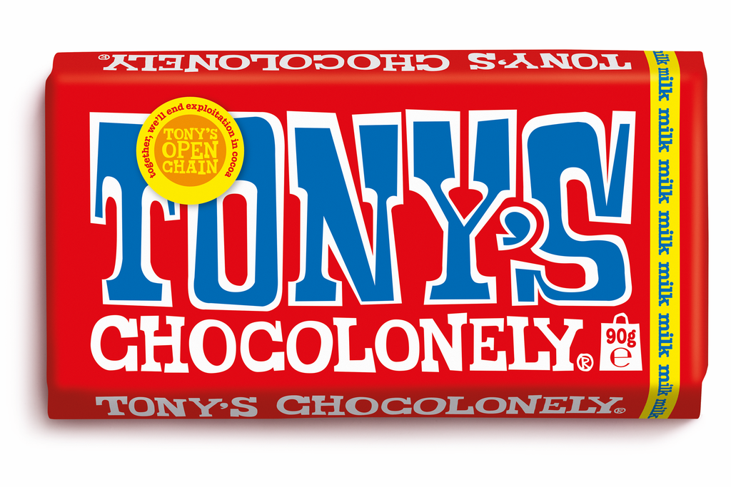 Tonys Chocolonely Chocolate - MEDIUM Milk Chocolate X 21 X 90g