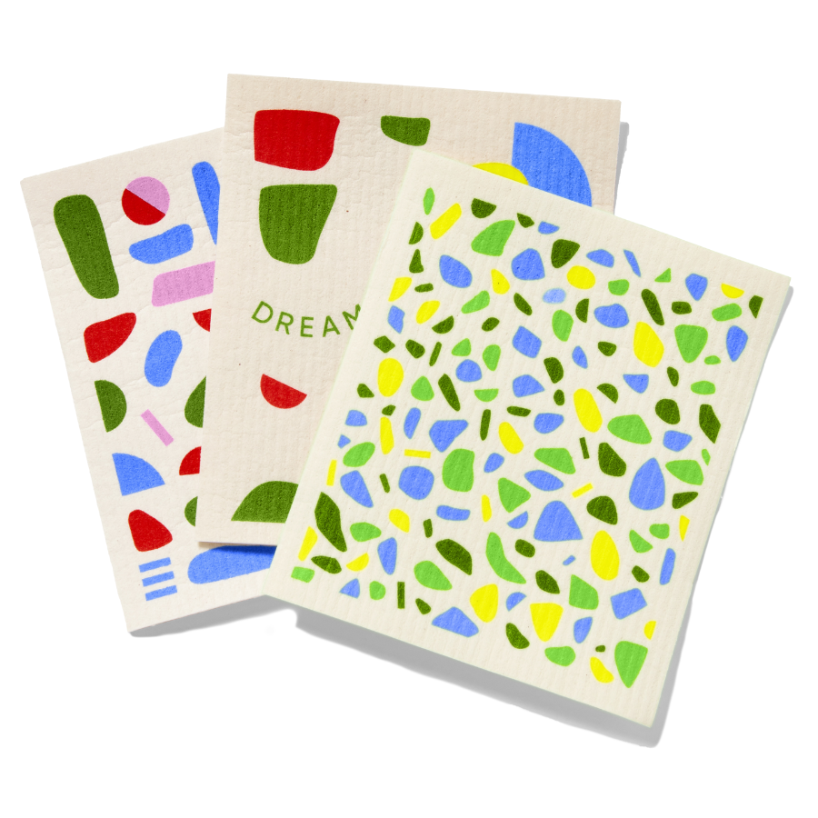 Who Gives A Crap Cleaning Cloth - Super Absorbent Pack of 3