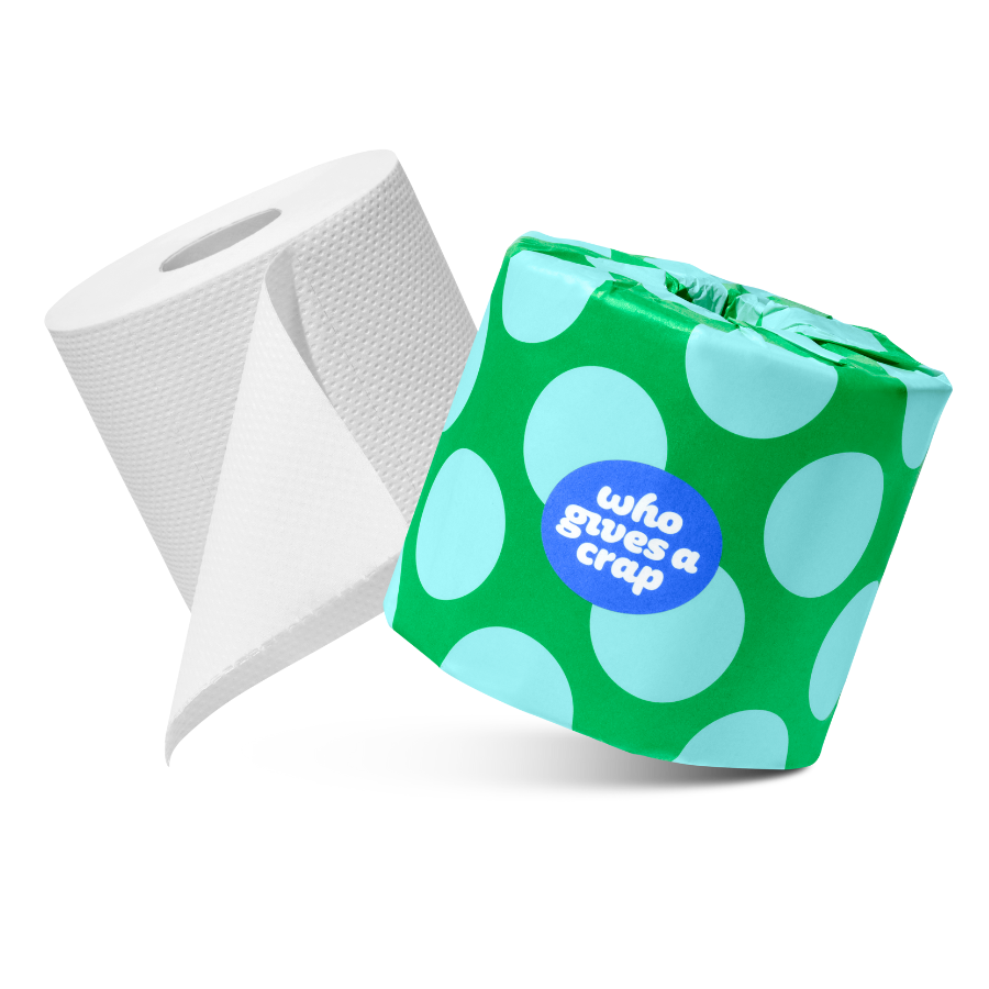 Who Gives A Crap Toilet Tissue - Classic Soft Double Length Single Roll