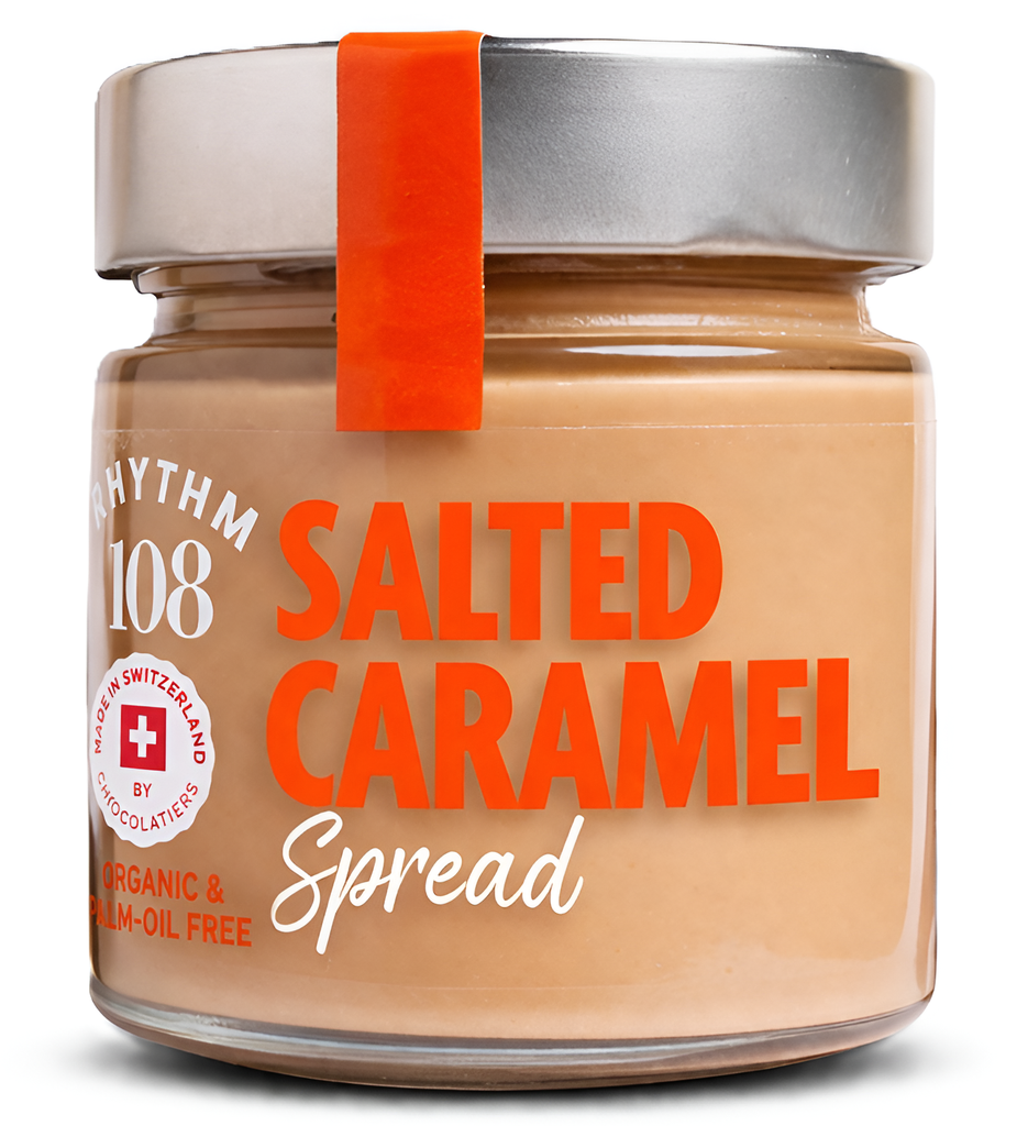 Rhythm 108 Organic Vegan Spread - Gluten Free Salted Caramel X 6 X 250g