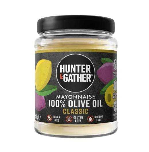 Hunter and Gather Olive Oil Mayonnaise - LARGE Classic X 6 X 250g