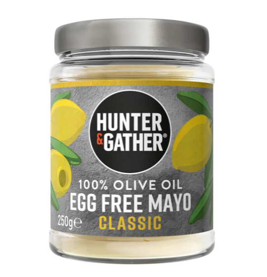 Hunter and Gather Olive Oil Mayonnaise - LARGE Classic Egg Free X 6 X 250g
