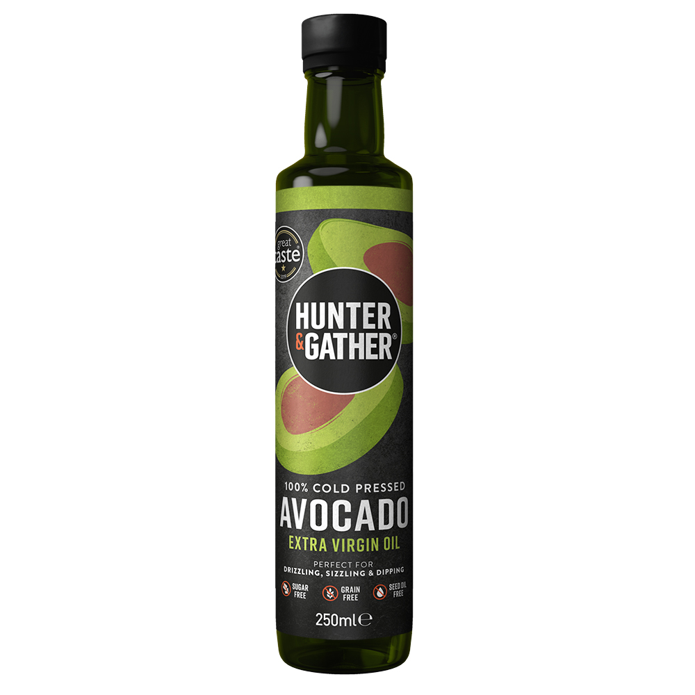 Hunter and Gather Cold Pressed Avocado Oil - SMALL Extra Virgin X 6 X 250ml