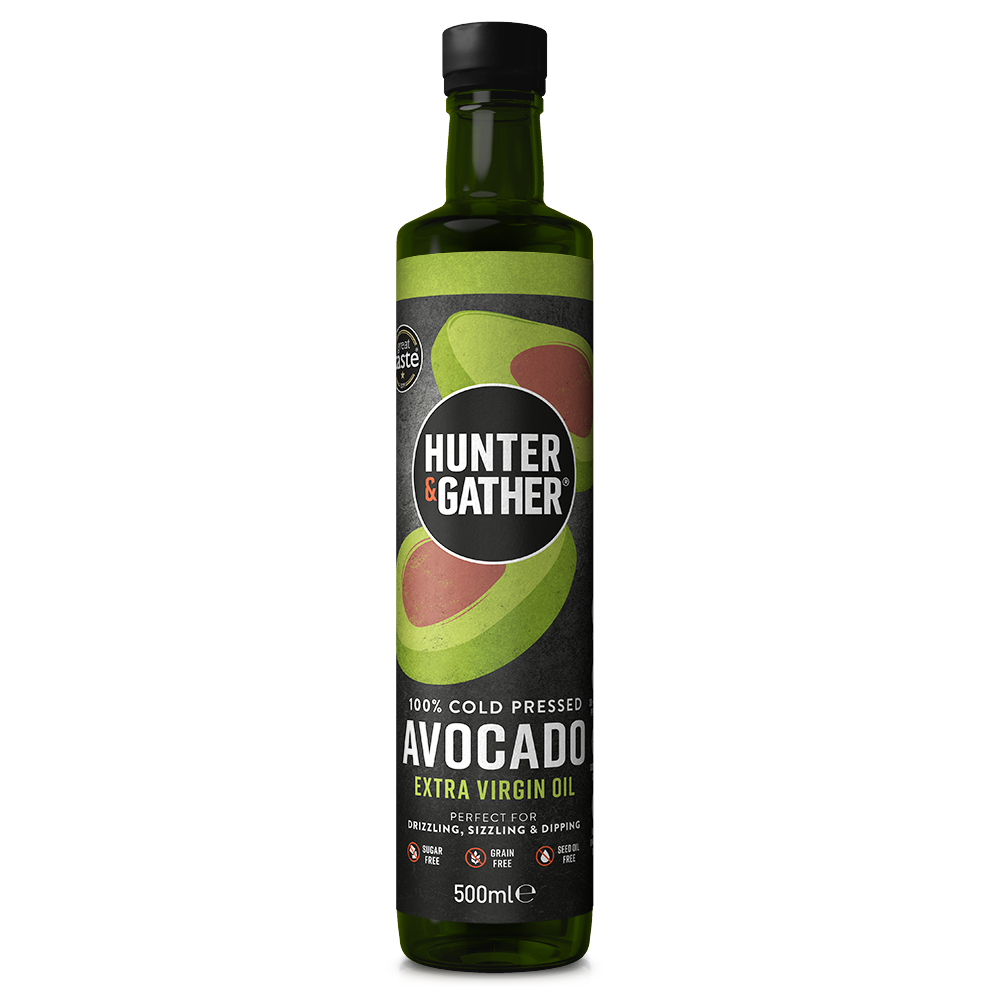 [20% OFF] Hunter and Gather Cold Pressed Avocado Oil - LARGE Extra Virgin X 6 X 500ml