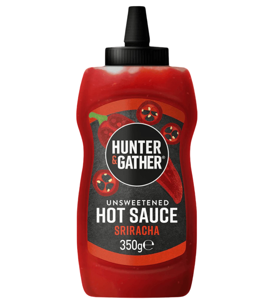 Hunter and Gather Hot Sauce - Sriracha Unsweetened X 6 X 350g