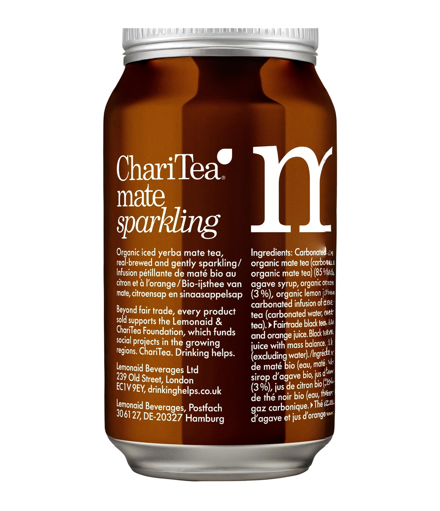 ChariTea Iced Tea - CAN Yerba Mate X 12 X 330ml
