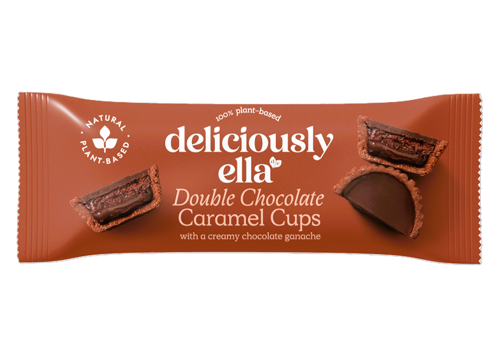 Deliciously Ella Cups - Double Chocolate Caramel X 12 X 36g