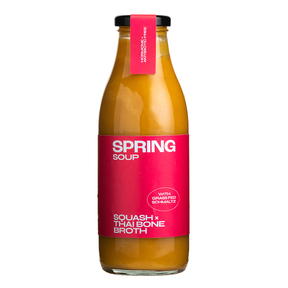 Spring Soup - SMALL Roasted Butternut Squash and Thai Chicken Bone Broth 500g