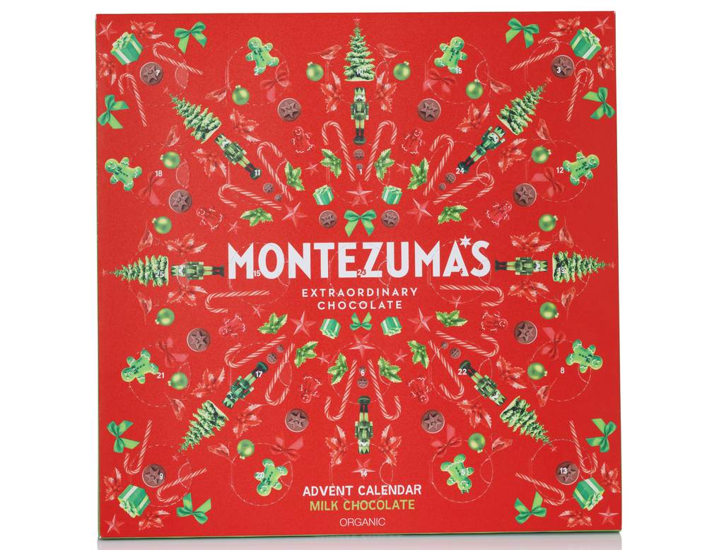 Montezumas Advent Calendar - Organic Milk Chocolate 150g