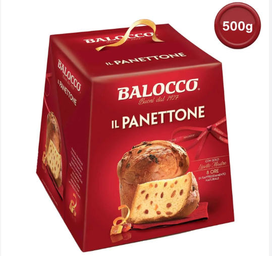 [PRE ORDER] Balocco Cake XMAS - SMALL Panettone Classico 500g
