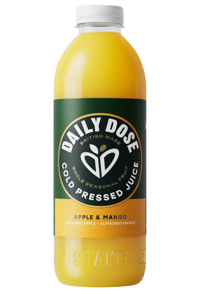 Daily Dose Cold Press Juice - LARGE Apple and Mango 900ml