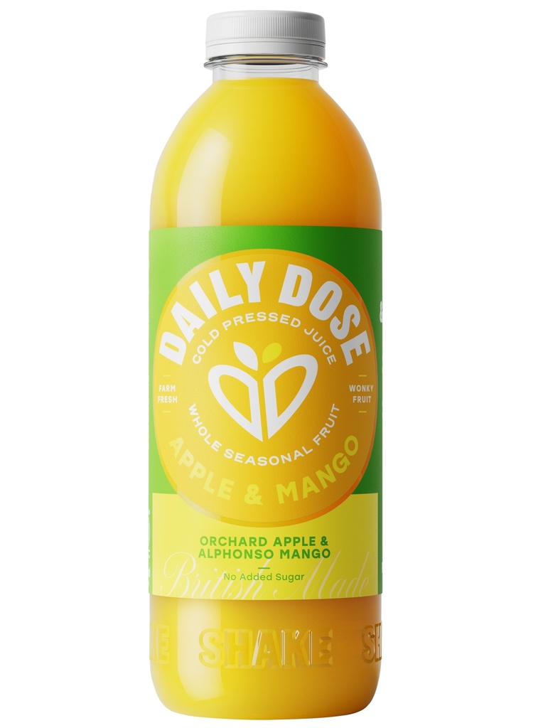 Daily Dose Cold Press Juice - LARGE Apple and Mango 900ml