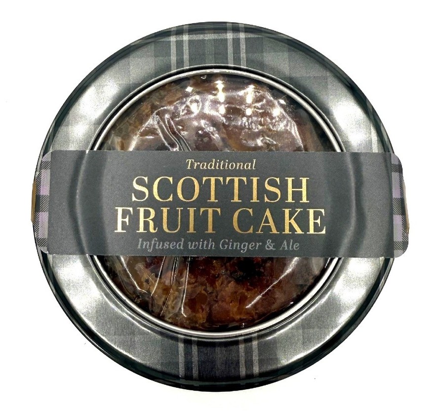 Brodies Fruit Cake XMAS - Traditional Scottish with Ginger and Ale 315g