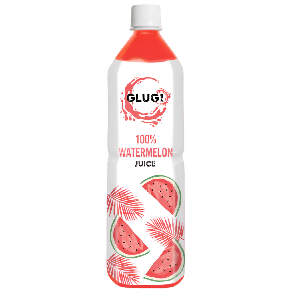 [SUPPLIER ISSUE] [10% OFF] Glug 100% Natural Fruit Juice - LARGE Watermelon X 6 X 1L