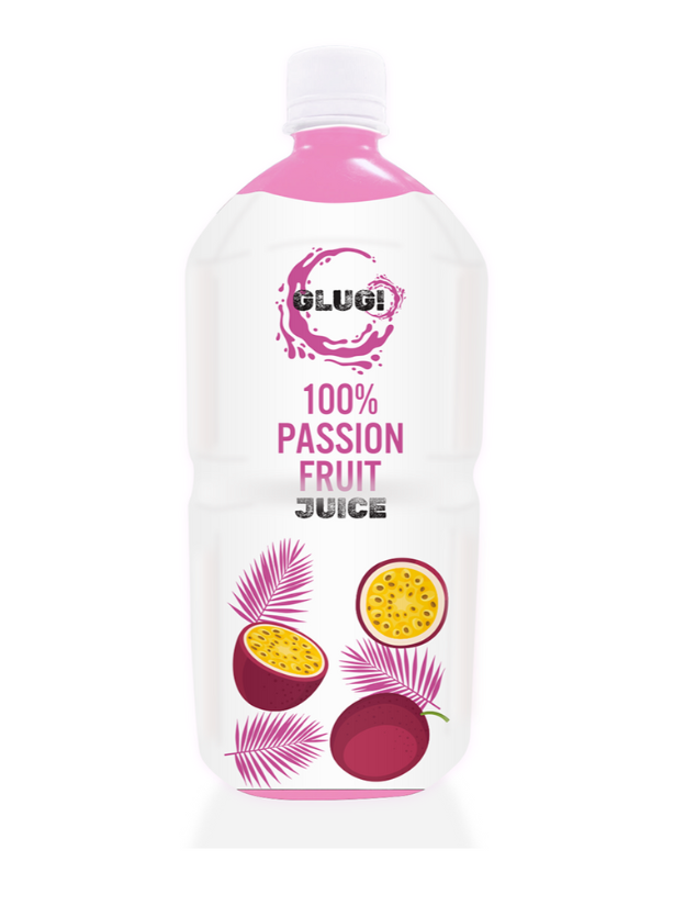 [10% OFF] Glug 100% Natural Fruit Juice - LARGE Passion X 6 X 1L