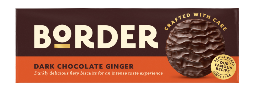 Border Biscuits - Dark Chocolate Ginger X 14 X 150g
