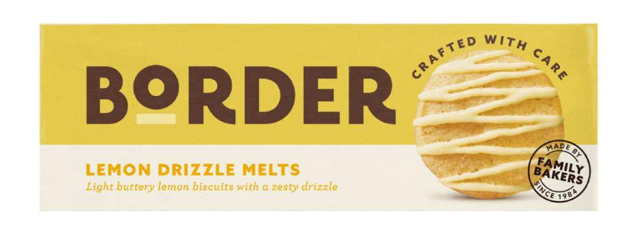 [15% OFF] Border Biscuits - Lemon Drizzle Melts X 12 X 150g
