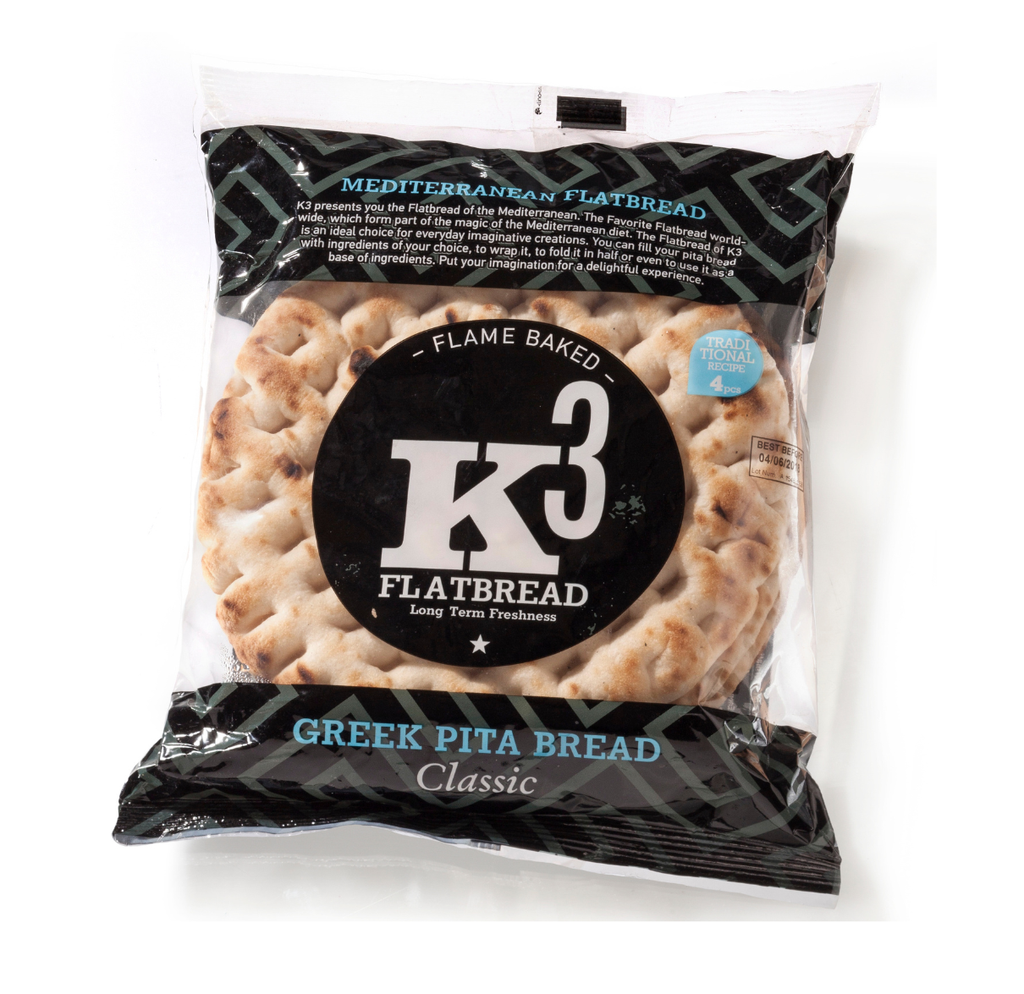 Kolios Greek K3 Pitta Bread - Classic 17cm 360g