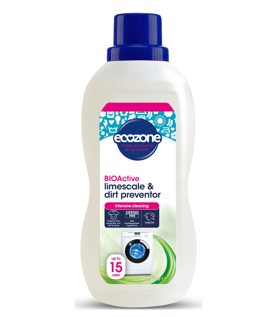 Ecozone Laundry Liquid - Bio Active Limescale and Dirt Preventor 750ml