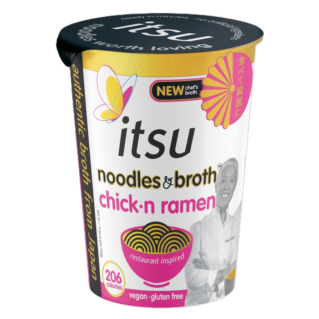 Itsu Noodles Cup - Chicken Ramen X 6 X 64g