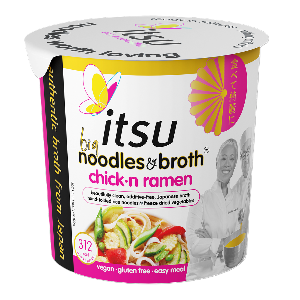 [15% OFF] Itsu Noodles Cup - Big Bowl Chicken Ramen X 4 X 93g