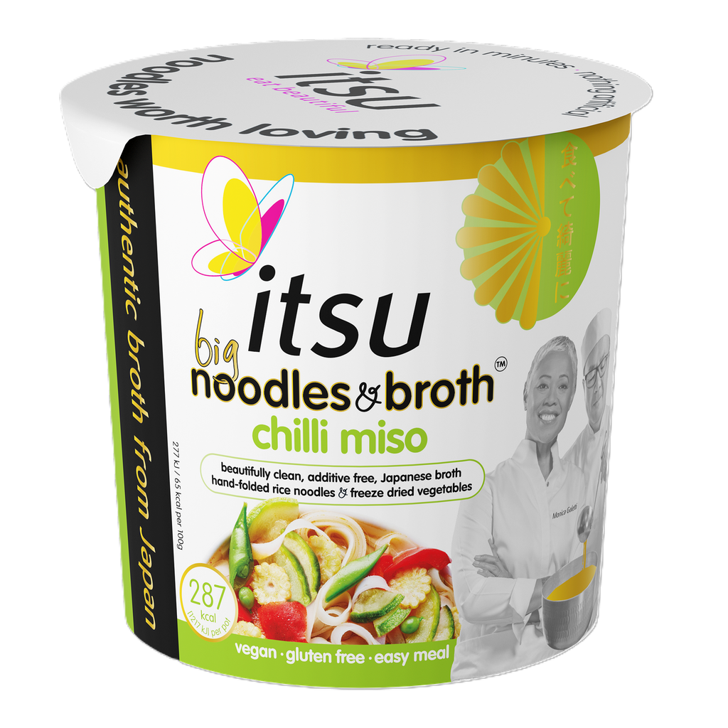 [15% OFF] Itsu Noodles Cup - Big Bowl Chilli Miso X 4 X 98g